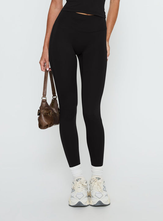 Stride Active Invisible Scrunch Leggings Black