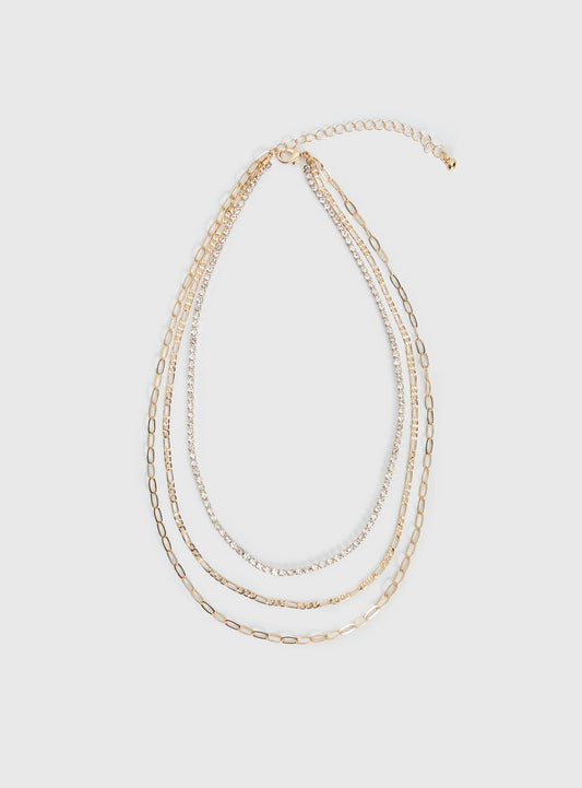 Gleaming Necklace Gold