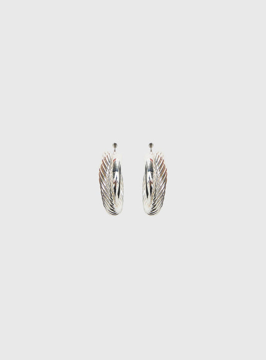 Aster Layered Hoops Silver