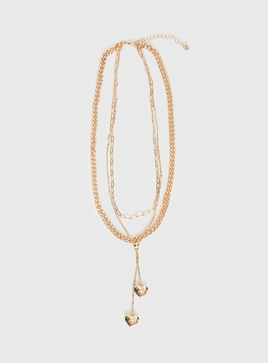 Denmark Layered Necklace Gold