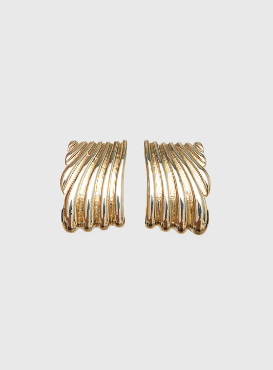 Precarious Earrings Gold