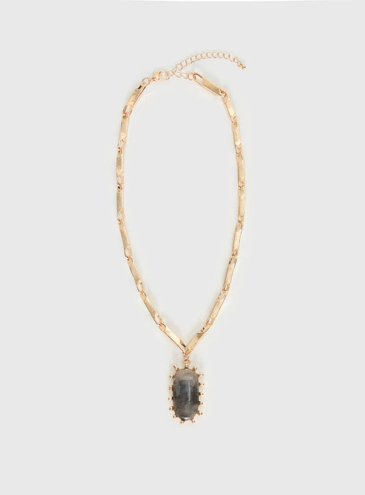Read Your Mind Pendant Necklace Gold