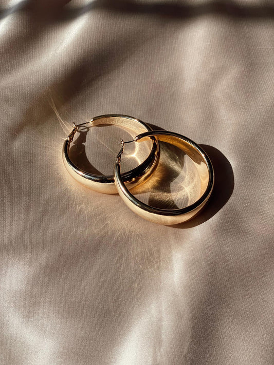 Raskin Hoop Earrings Gold
