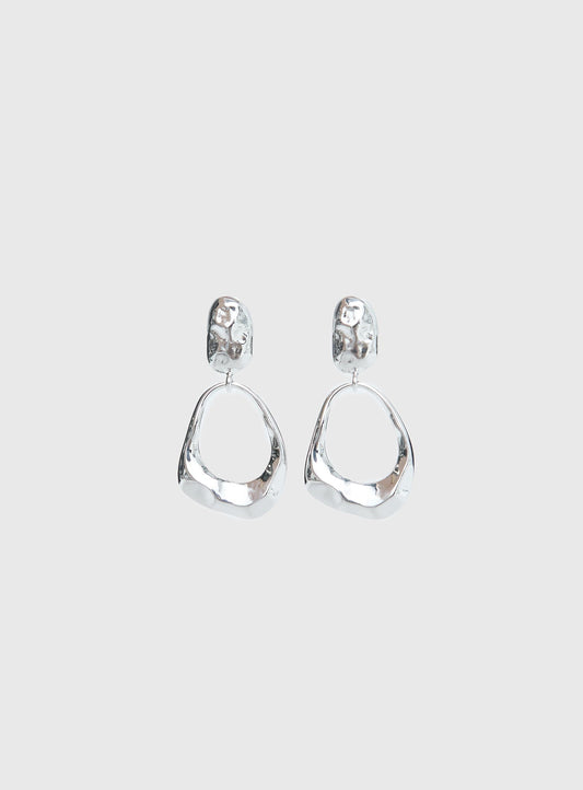 Whirl Earrings Silver