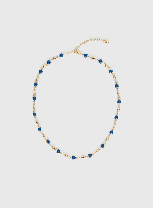 Abagail Gemstone Necklace Gold