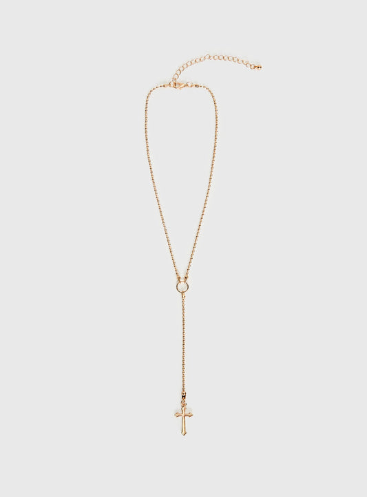 Arienne Y Necklace Gold