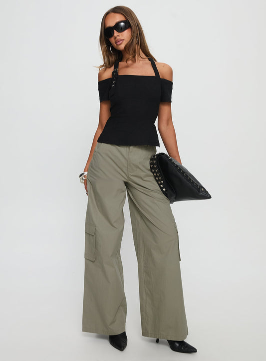 Companions Cargo Slack Pant Khaki