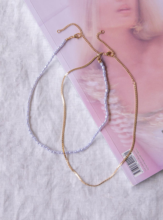 In The Zone Necklace Set Blue