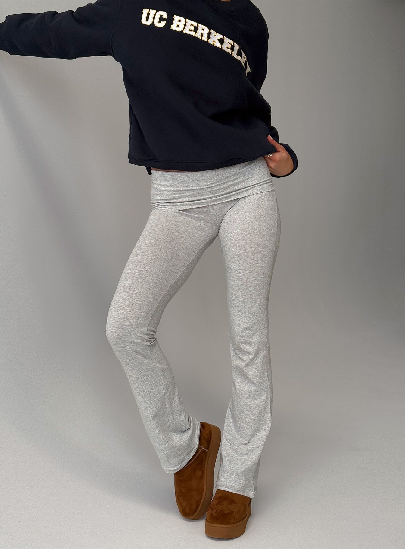 UC Berkeley Foldover Pants Grey