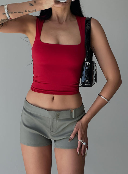 Back In Time Top Red