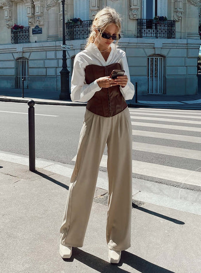 Archer Pants Taupe