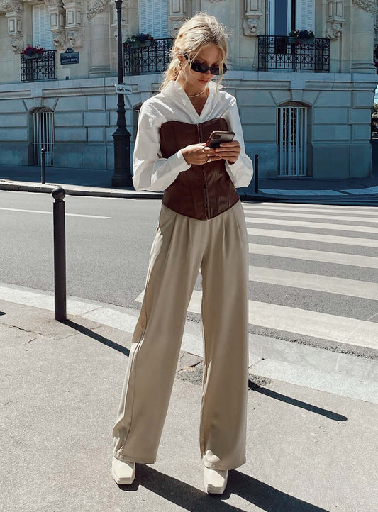 Archer Pants Taupe