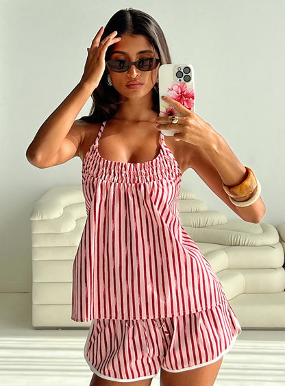 Your Everything Top Pink Stripe