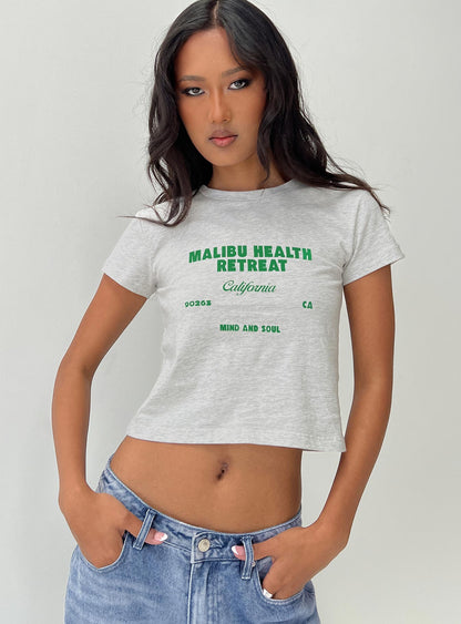 Malibu Retreat Tee Grey