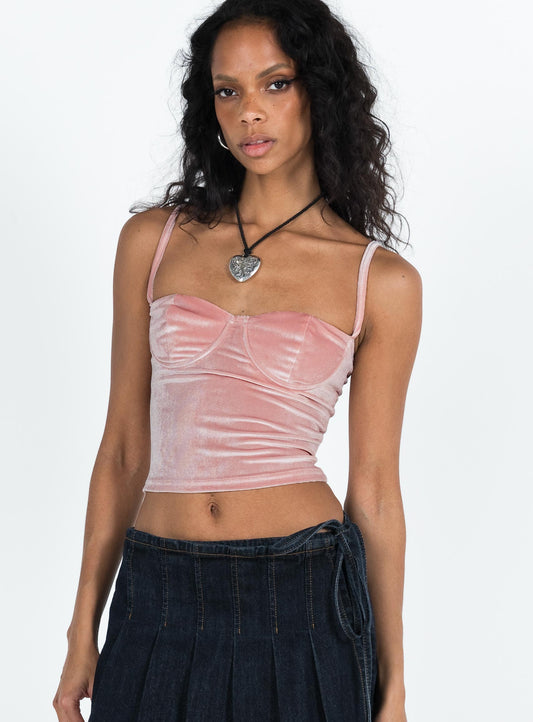 Enchante To Meet You Top Pink