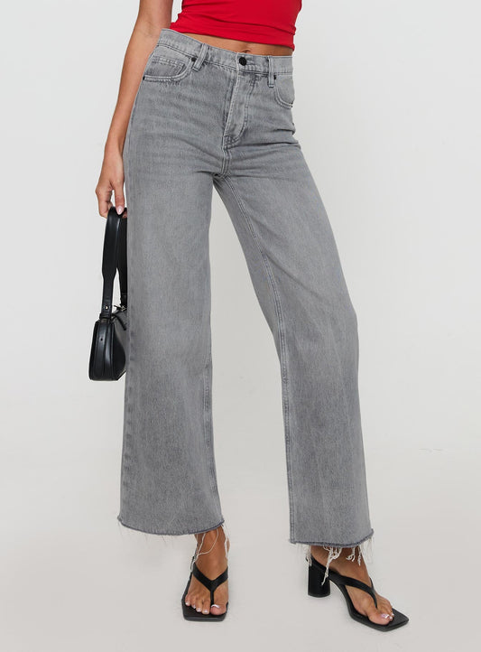 Fawcett Jeans Grey Wash Denim