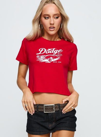 Dodge Classic Graphic Top Red