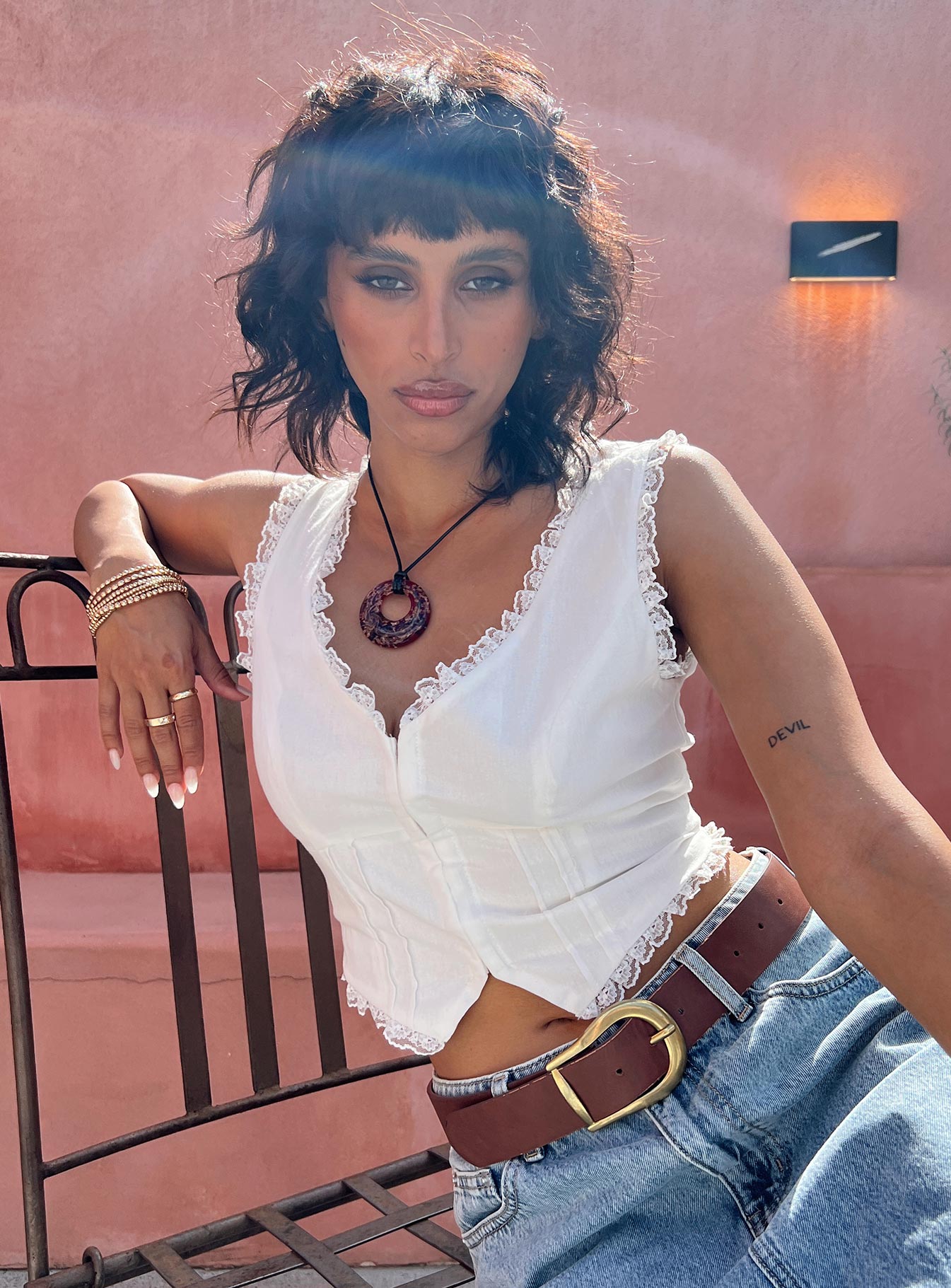 Silvanna Top White