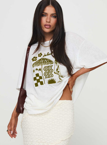 Nozomi Tee White