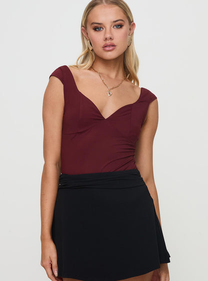 Zenon Bodysuit Wine