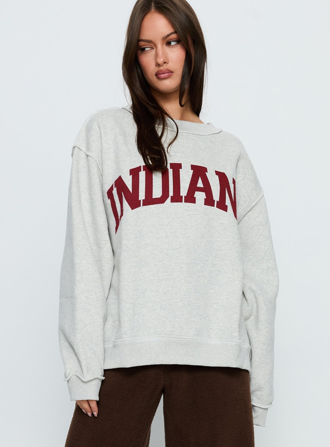When In Indiana Jumper Grey