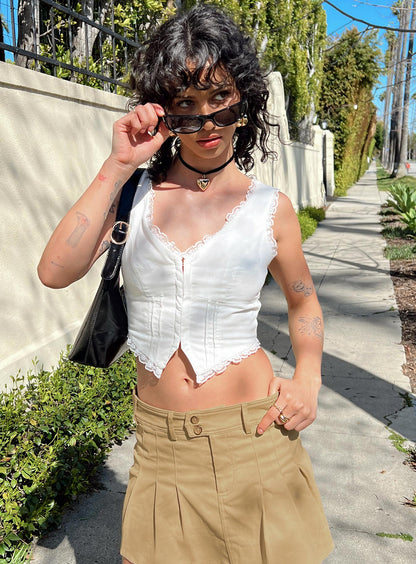 Silvanna Top White