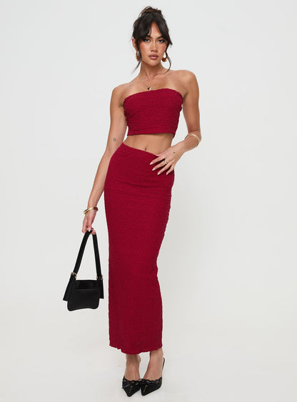 Martha Set Burgundy