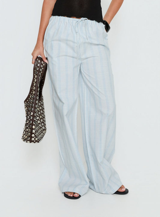 Parklea Pants Blue / White Stripe