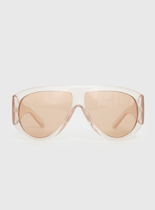 Porschia Sunglasses Clear / Amber