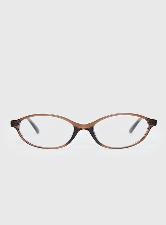 Life Begins Blue Light Glasses Light Brown