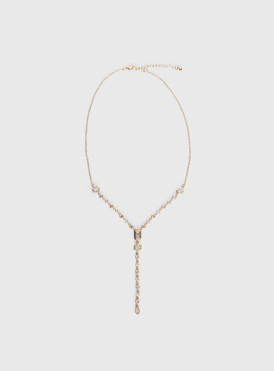 Arica Y Necklace Gold