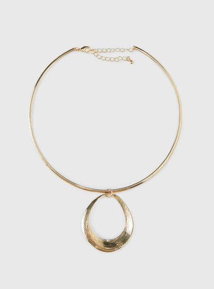 Yes To Heaven Pendant Necklace Gold