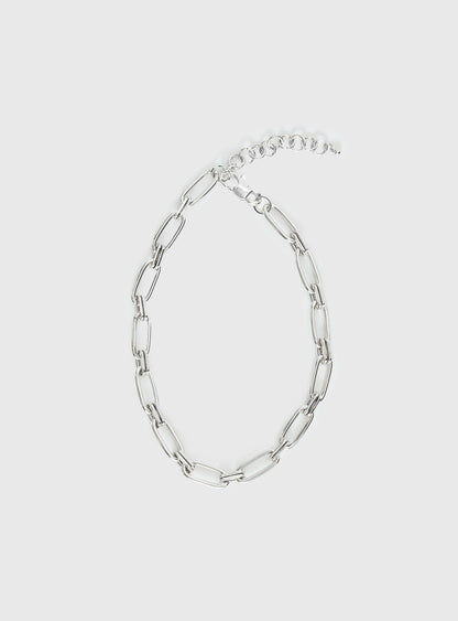 Good For You Necklace Silver