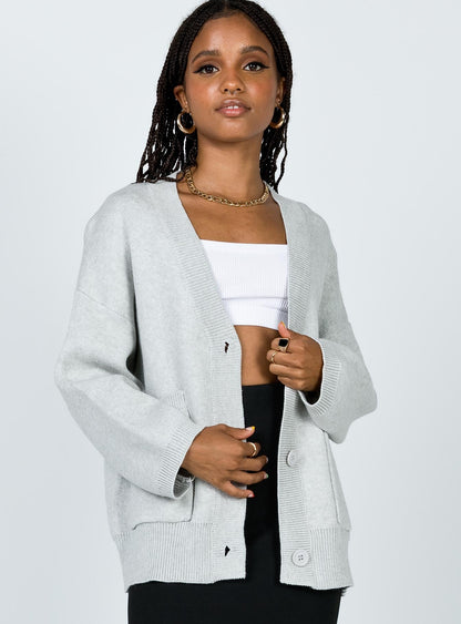 Burke Cardigan Grey