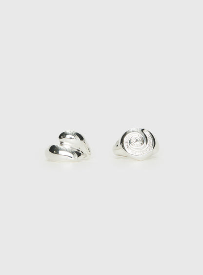 Broken Hearts Club Ring Pack Silver