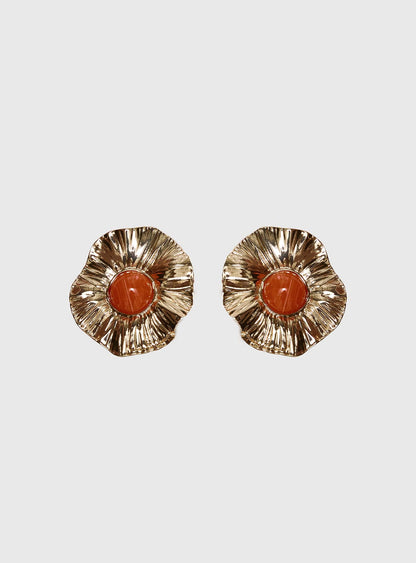 Spend The Night Stud Earrings Gold