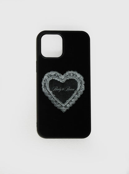 Ready To Receive iPhone Case Black