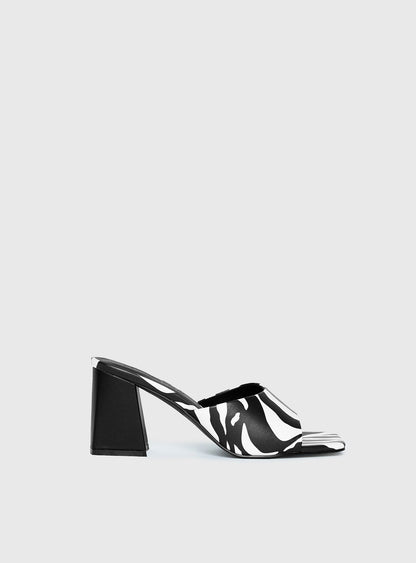 Sunset Boulevard Heels Zebra