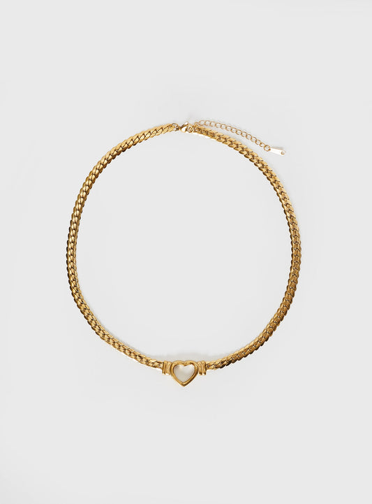 Power To Her Necklace Gold