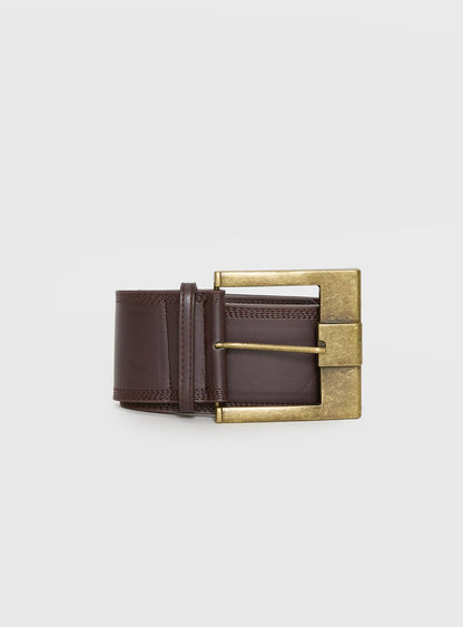 Distinction Belt Brown / Gold