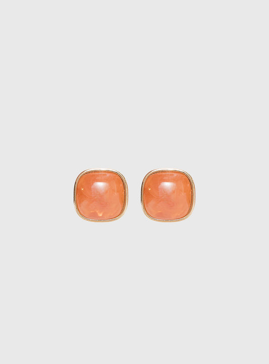 Tiera Gemstone Earrings Gold