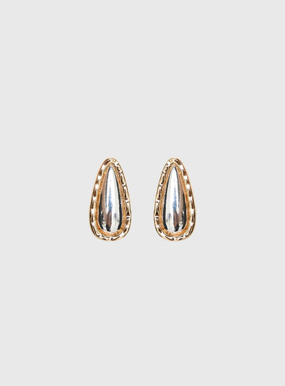 Natilee Teardrop Stud Earrings Multi