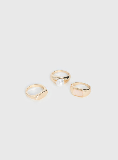 Dream Hour Ring Pack Gold