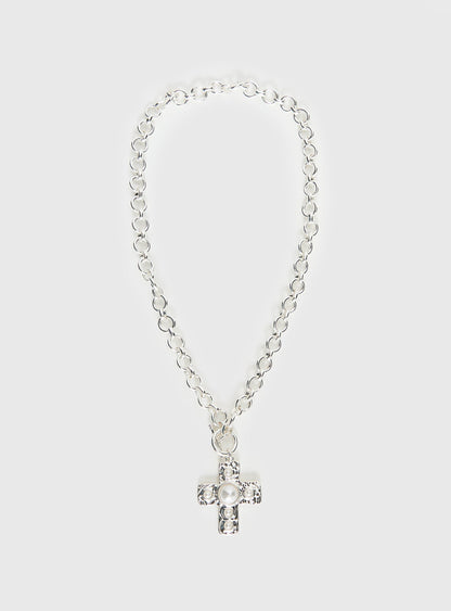 Putney Chunky Necklace Silver