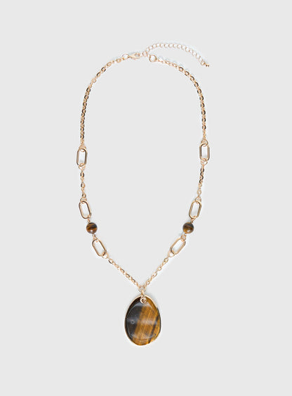 Jazz Club Necklace Gold