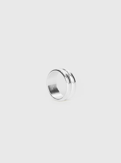 Family Ties Stacked Ring Silver