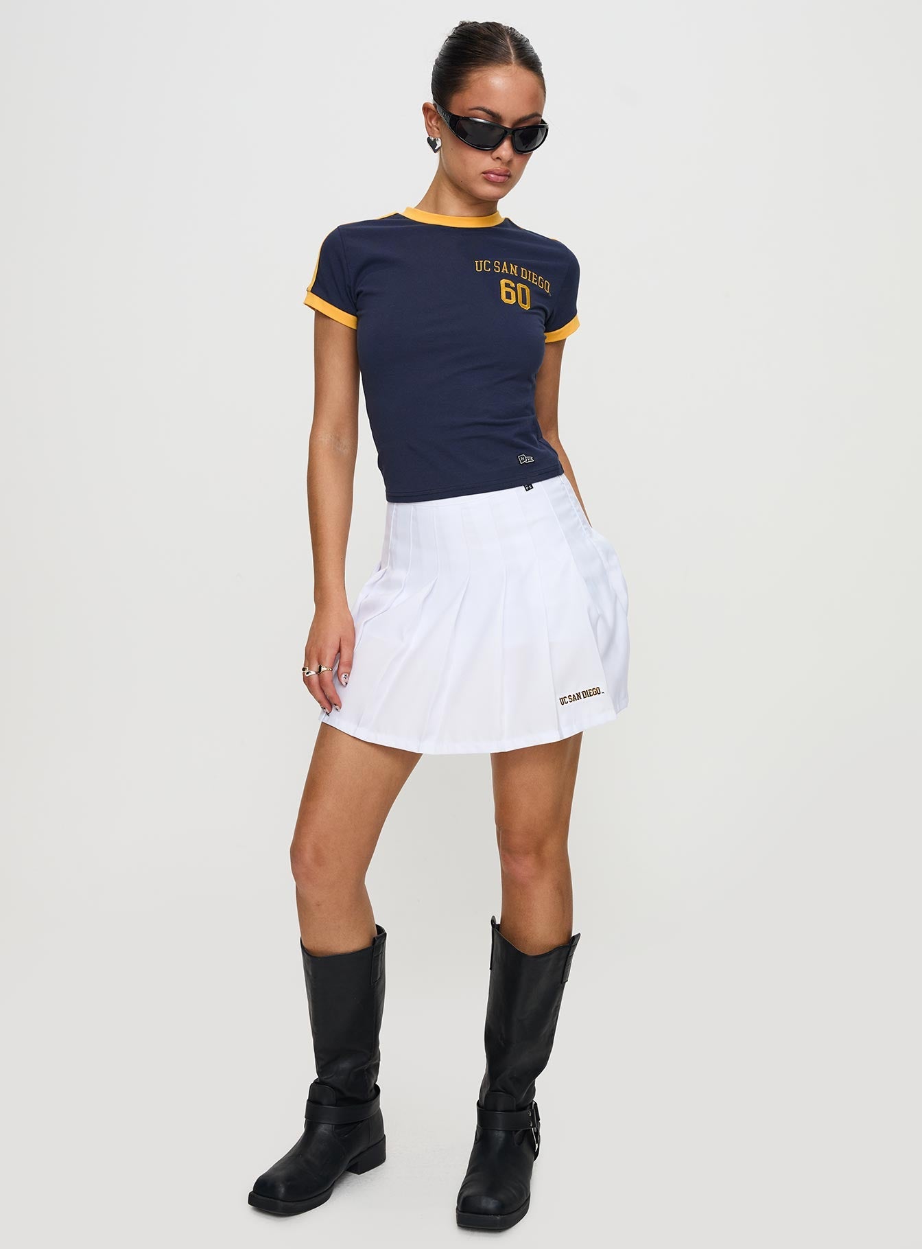 UCSD Tennis Skort White