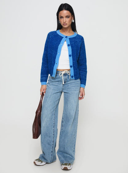 Oak Meadow Cardigan Blue