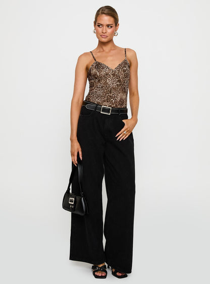 Elixia Bodysuit Leopard