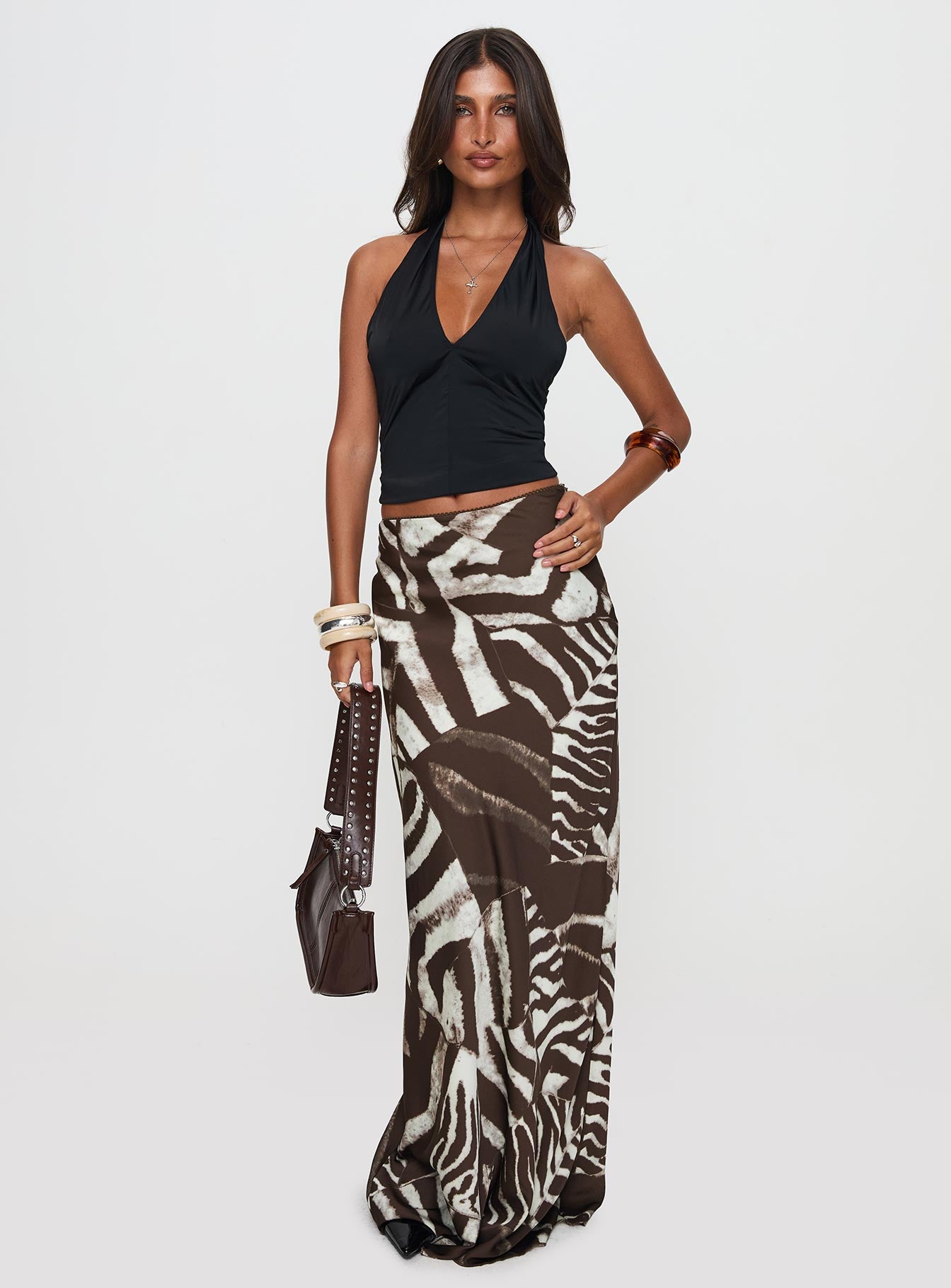Rowana Maxi Skirt Multi